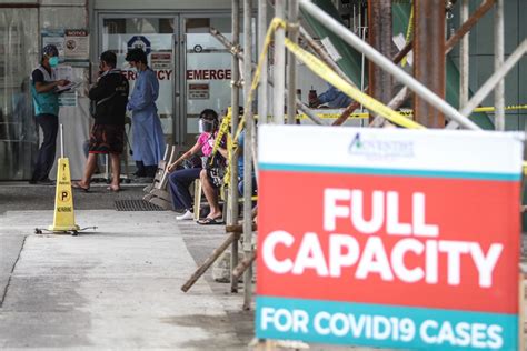 Lipa City hospital at full capacity for COVID.